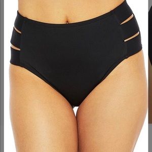 Black bikini bottoms with cute side cutouts
